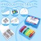 130PCS Rainbow Knit Blocking Combs & Pins Set – Knitting & Crochet Blocking Tools with 8-Pin & 4-Pin Combs, T-Pins & Measuring Tape for Blocking Mats, Sewing & Craft Projects